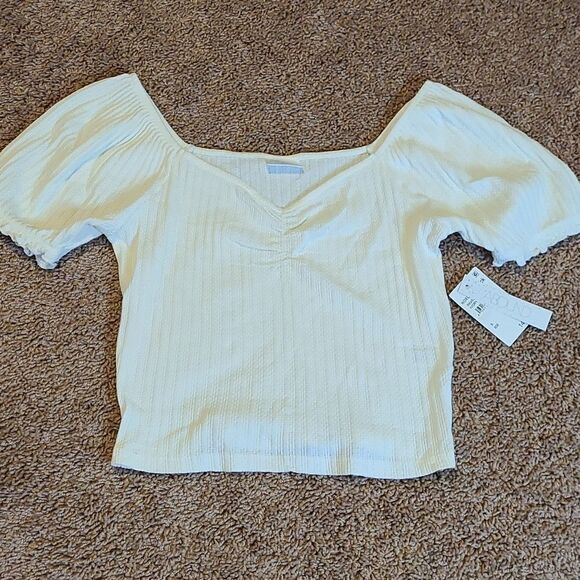 ABOUND - Nordstrom’s Ivory cropped top  NWT - Picture 1 of 4